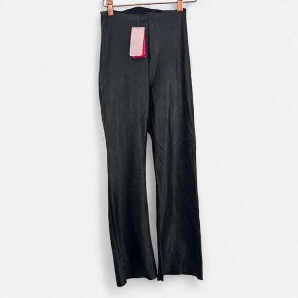 Commando Faux Leather Flared Crop Leggings – Medium NWT - Picture 4 of 8